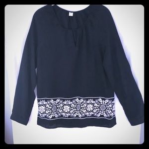 Old Navy black cotton top